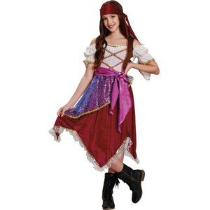 VIP 3 Pc Crystal Ball Cutie Costume Girls Size M 8-10 New (Halloween/Dress Up)